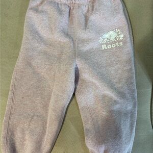 Roots Pink Sweatpants Soft Joggers